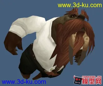 3D打印模型海豹先生 骨骼 动画 贴图 max2010的图片