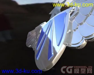 3D打印模型空军军徽  高精模 带材质的图片