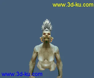 3D打印模型推到 骨骼 动画 贴图 max2010的图片