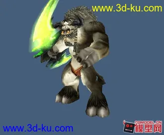 3D打印模型公牛头人  骨骼 动画 贴图的图片