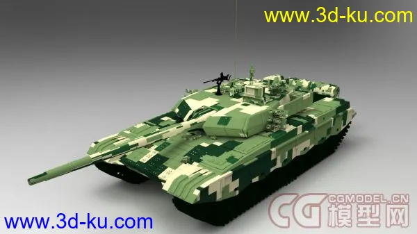 99 坦克  高精模型的图片1
