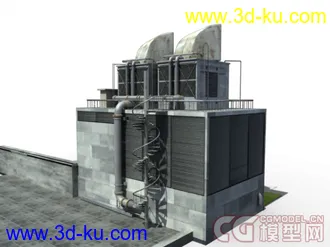 真实户外建筑  高精模型的图片