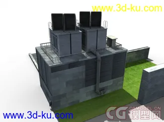 真实户外建筑  高精模型的图片