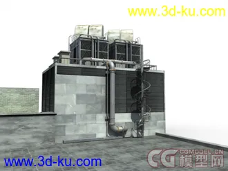 真实户外建筑  高精模型的图片