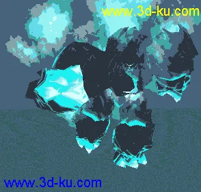 3D打印模型石巨人 骨骼 贴图 动画的图片