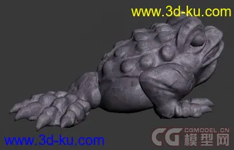 三腿金蟾模型的图片