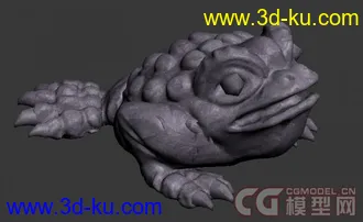 三腿金蟾模型的图片