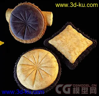 3D打印模型【精品】真实枕头，靠垫的图片