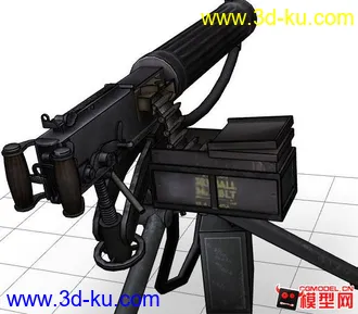 vickers303机枪模型的图片