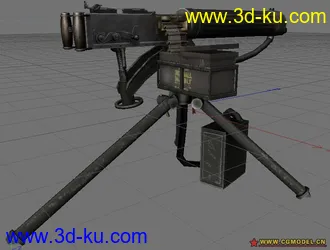 vickers303机枪模型的图片