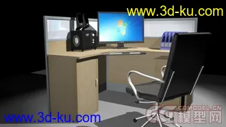 3D打印模型办公桌的图片