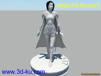 3D打印模型首发…，原创盔甲妞。的图片