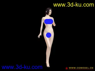 3D打印模型MAX女孩的图片