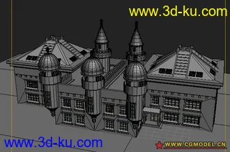 3D打印模型欧式建筑的图片