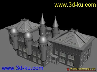 3D打印模型欧式建筑的图片