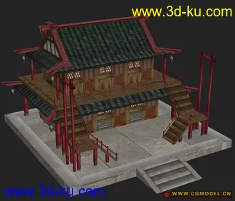 3D打印模型客栈的图片