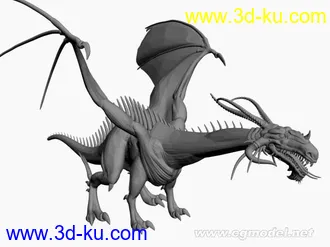 3D打印模型欧洲飞龙的图片