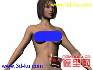 ~~~性感3dmax 美女精模~~(  骨骼+  高質貼圖 )模型的图片1