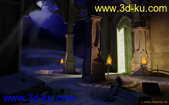 3D打印模型一个建筑的图片