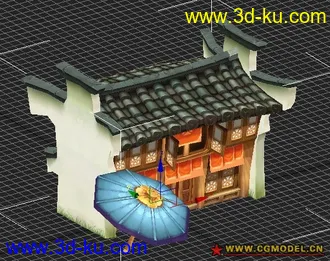 3D打印模型鹿鼎记房子2的图片