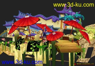 3D打印模型鹿鼎记登陆界面的图片
