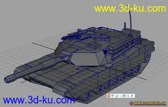 3D打印模型新人报道，M1A1A坦克~~~的图片