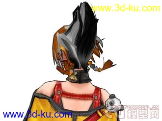 3D打印模型女孩   卡通贴图  骨骼的图片