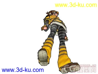 3D打印模型女孩   卡通贴图  骨骼的图片