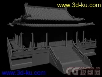 中国古典建筑模型的图片