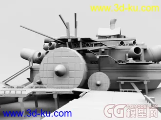 3D打印模型魔兽世界死亡矿井最后的那艘船的图片