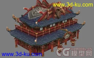 3D打印模型轩辕传奇建筑的图片