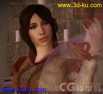 3D打印模型Cristina vespucci (Assassins Creed)的图片