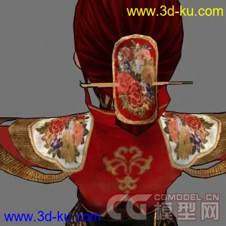 3D打印模型分享一个真三6波王元姬角色  有0bj的图片