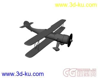 3D打印模型双翼飞机的图片