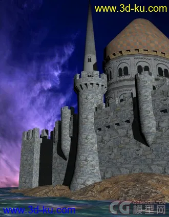 城墙场景 模型的图片