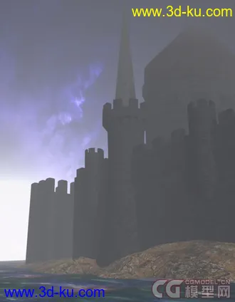 城墙场景 模型的图片