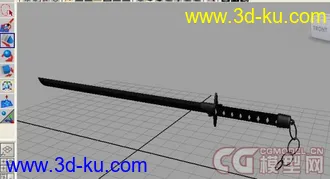 3D打印模型自制【黑刀】一柄的图片