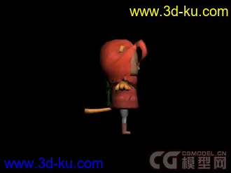 3D打印模型兽人（游戏卡通人物）的图片