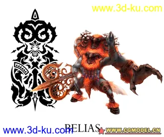3D打印模型最终幻想十二星座之白羊座的图片