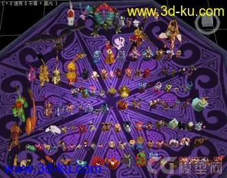 神话OL人物+建筑模型【海量】的图片