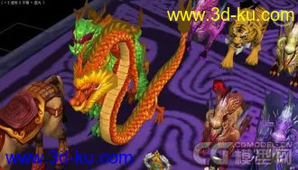 神话OL人物+建筑模型【海量】的图片