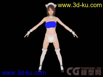 女仆模型的图片
