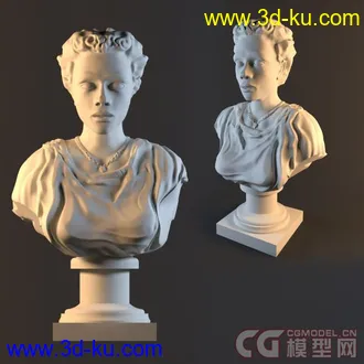3D打印模型人像三(奥运庆祝贴九)的图片