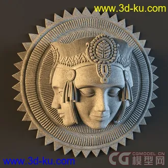 3D打印模型头像(奥运庆祝贴十一)的图片