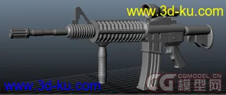 3D打印模型给大伙们送枪炮来啦~！！m4卡宾枪嘿嘿的图片