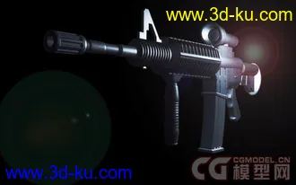 3D打印模型给大伙们送枪炮来啦~！！m4卡宾枪嘿嘿的图片