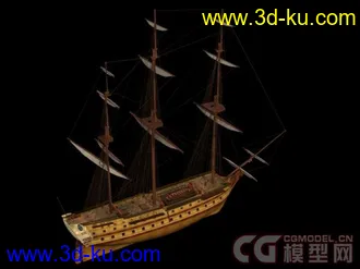 古代帆船合集模型下载的图片