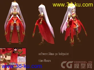 3D打印模型Q版小公主的图片