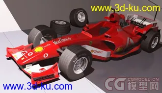 3D打印模型F1赛车的图片