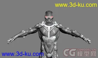 3D打印模型孤岛危机 纳米装战士的图片